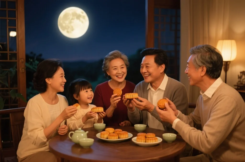 中秋节家庭聚会