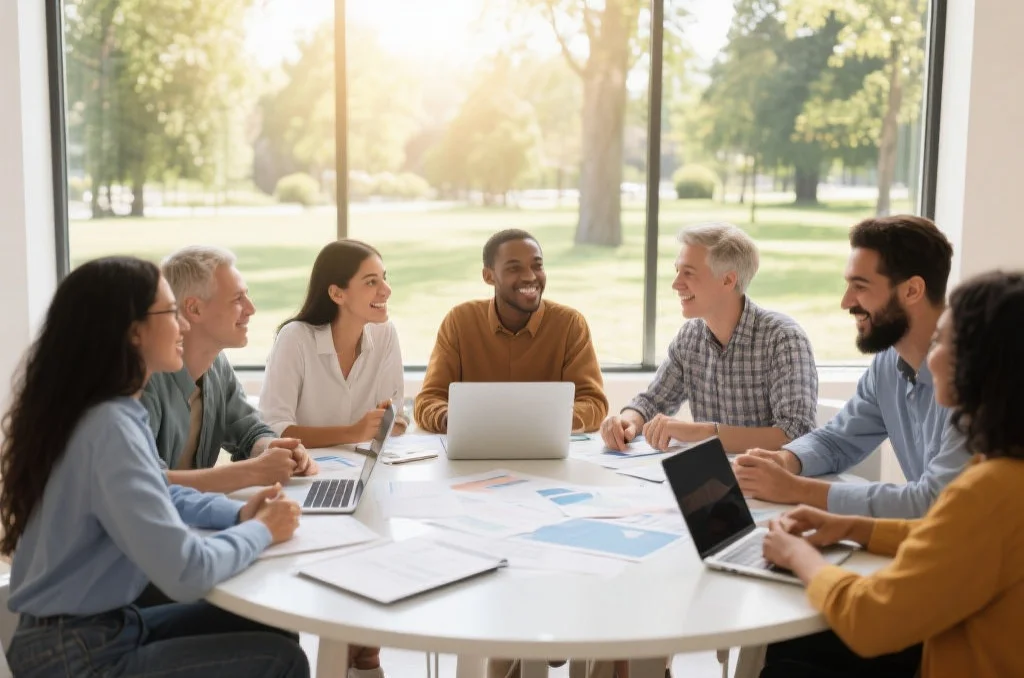 人们积极交流讨论，共同适应政策变化